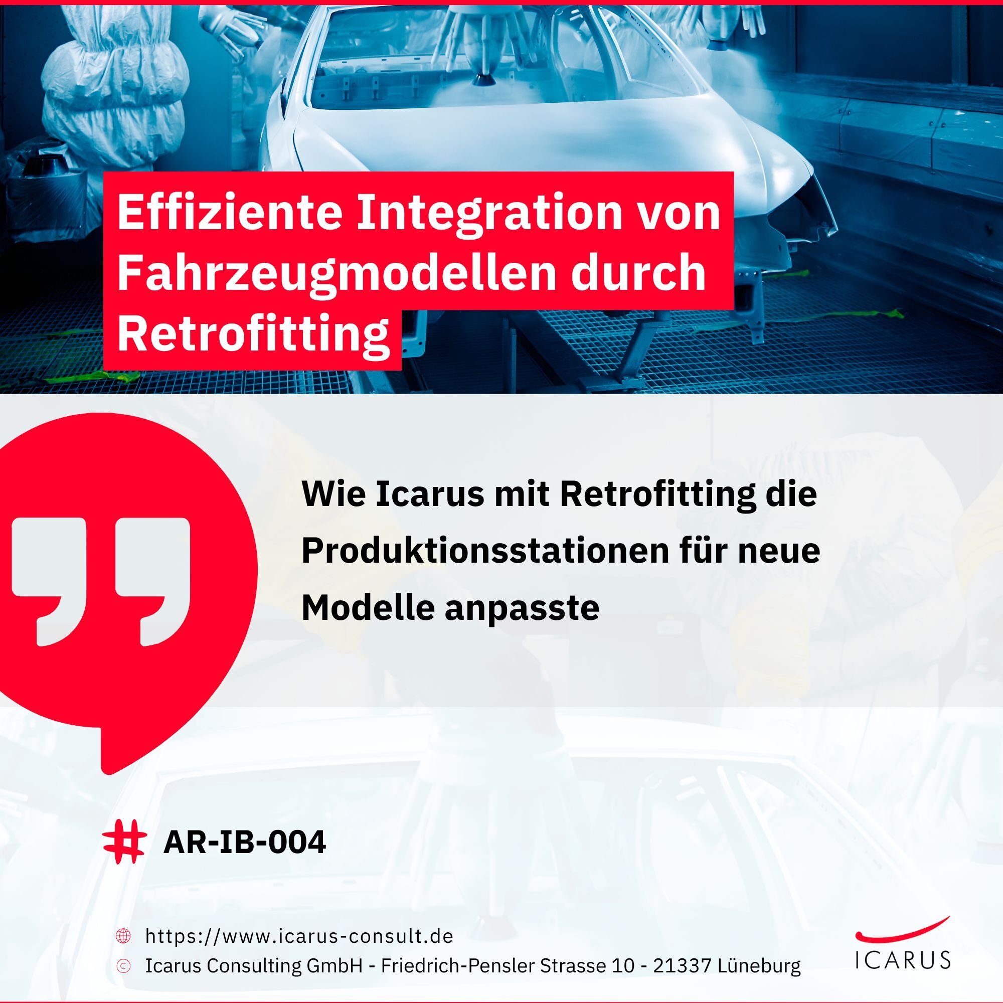 AR-IB-004 - Effiziente Integration von Fahrzeugmodellen durch Retrofitting