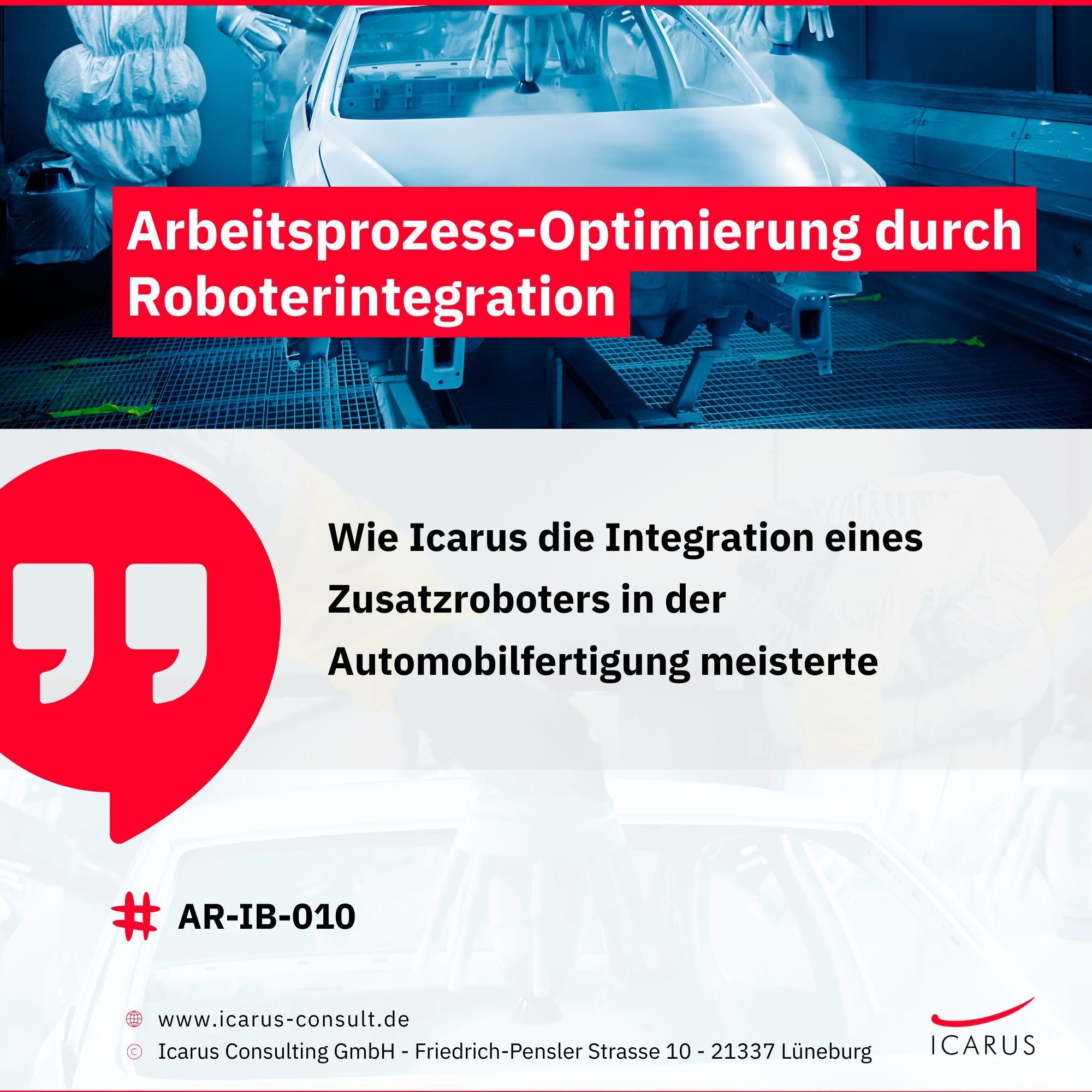 AR-IB-010 - Arbeitsprozess-Optimierung durch Roboterintegration