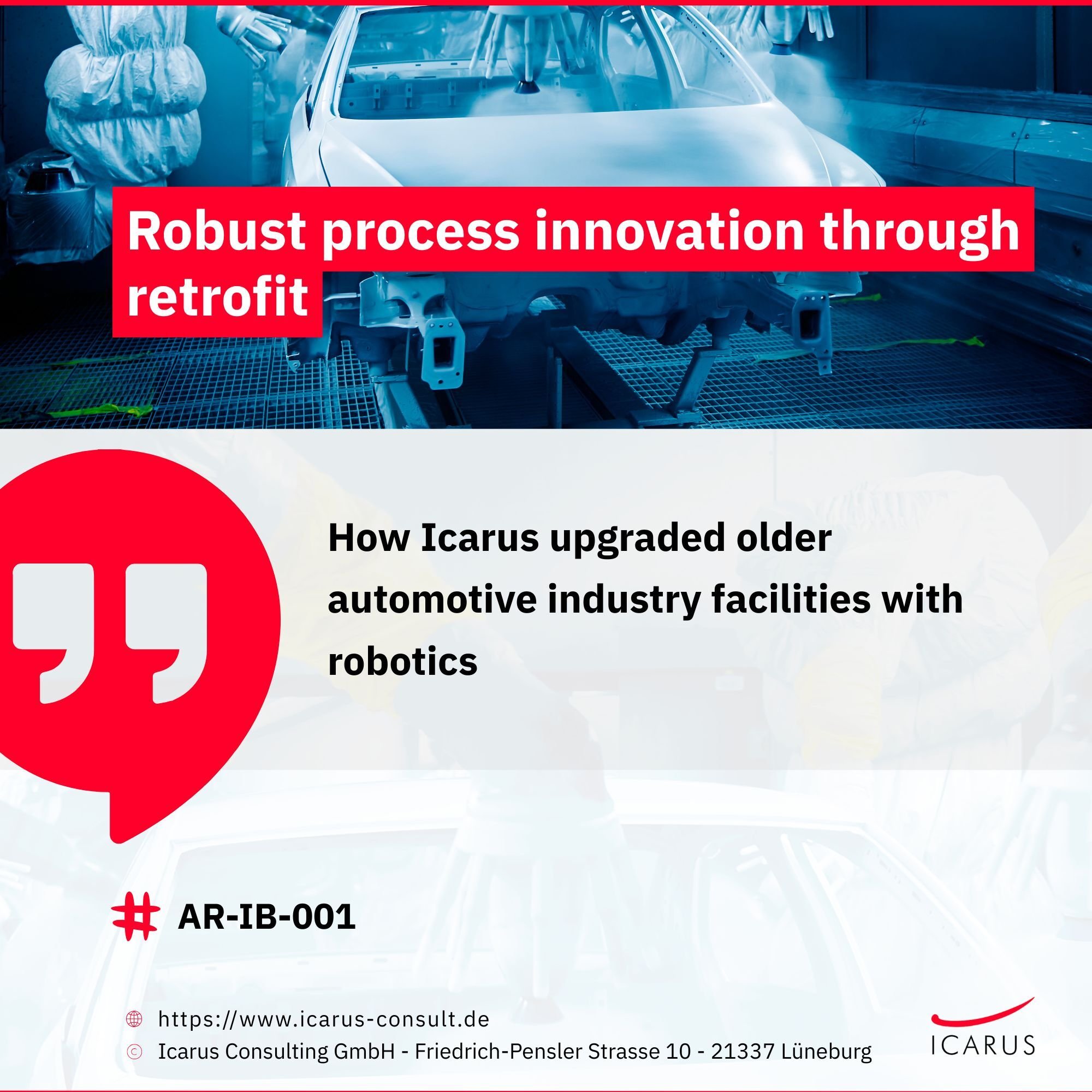 AR-IB-001 - Robust process innovation through retrofit