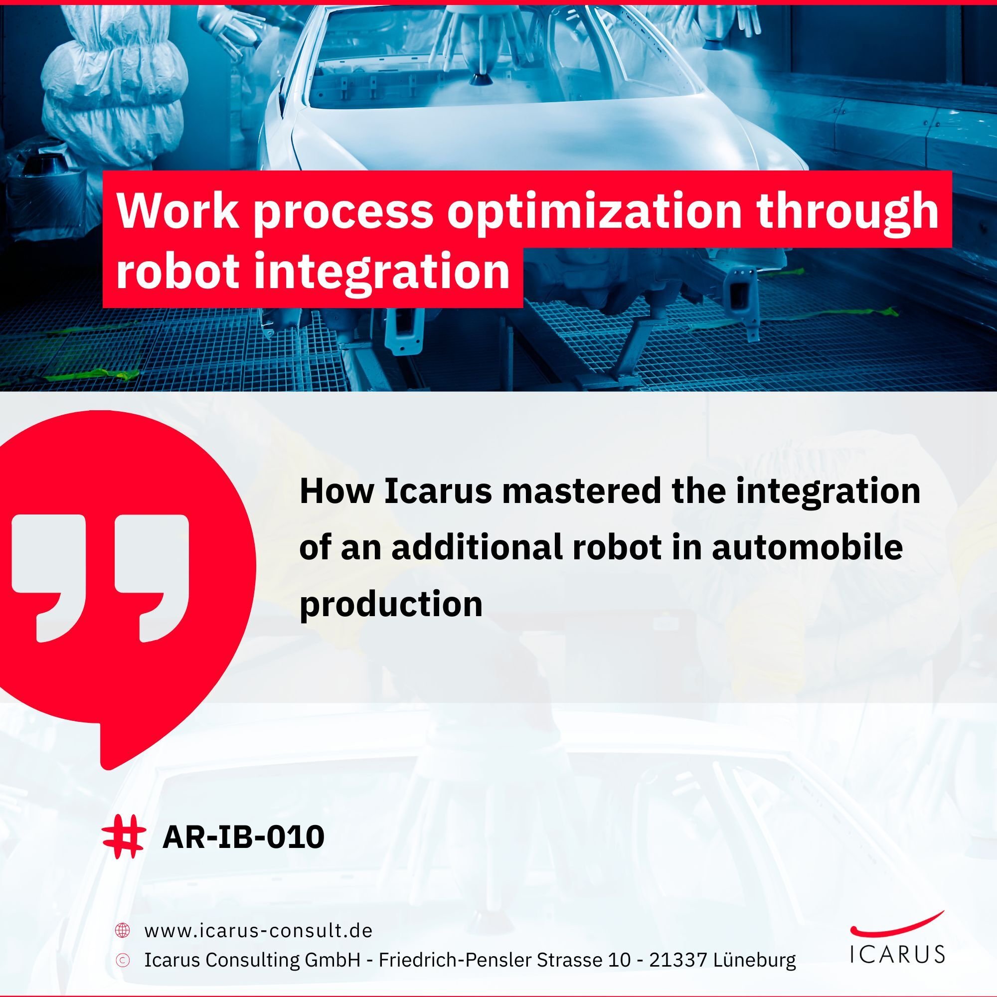 AR-IB-010 - Work process optimization through robot integration