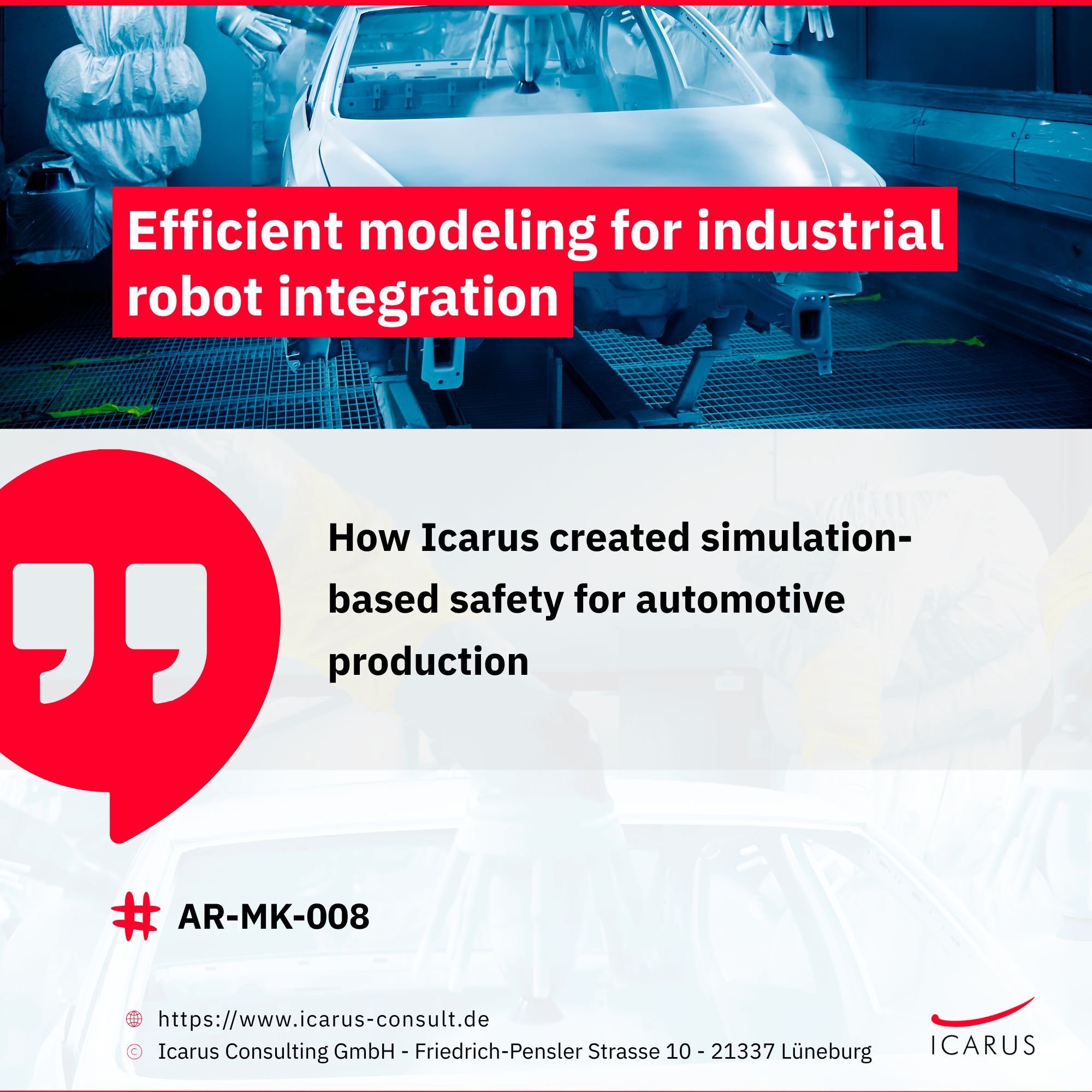 AR-MK-008 - Efficient modeling for industrial robot integration