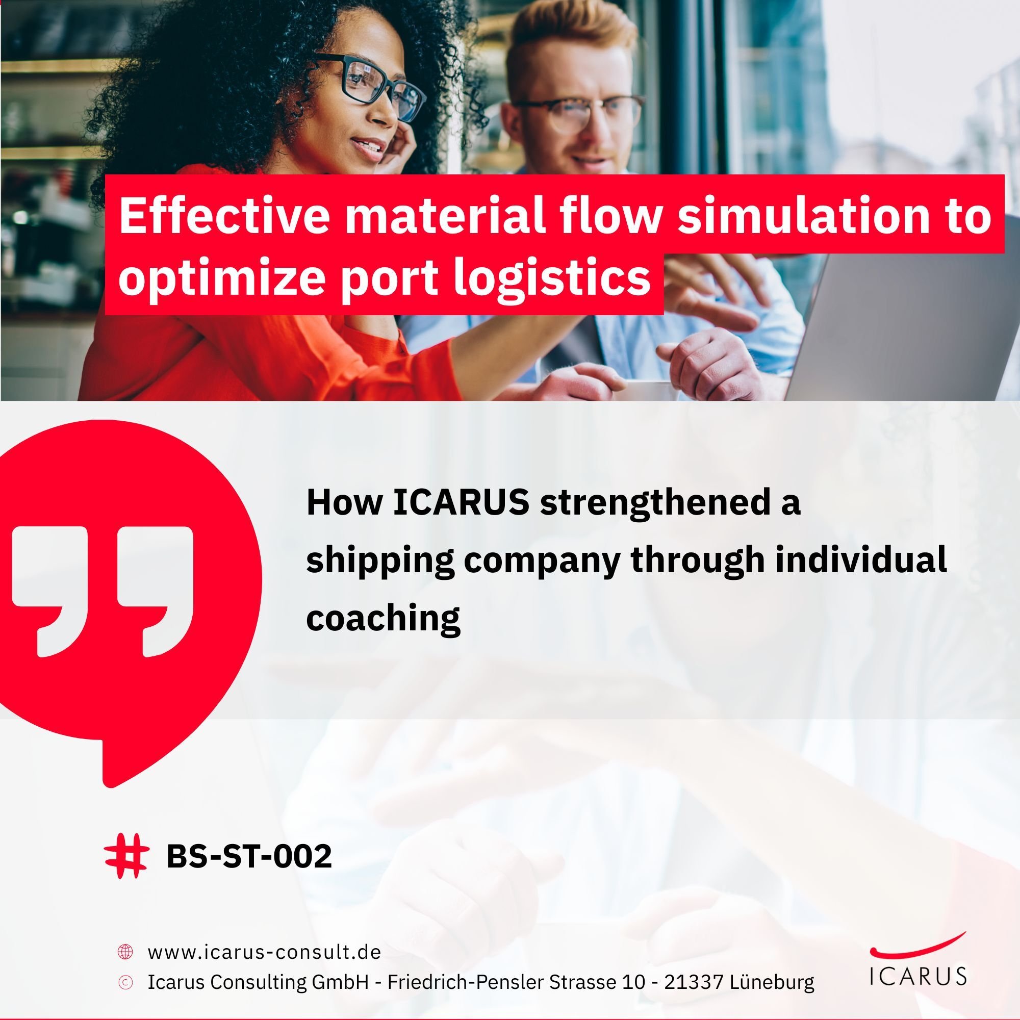 BS-ST-002 - Effective material flow simulation to optimize port logistics